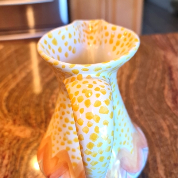 ***SOLD*** Vintage MacKenzie-Childs Red Clay Ceramic Brittany Pitcher - Picture 2 of 10